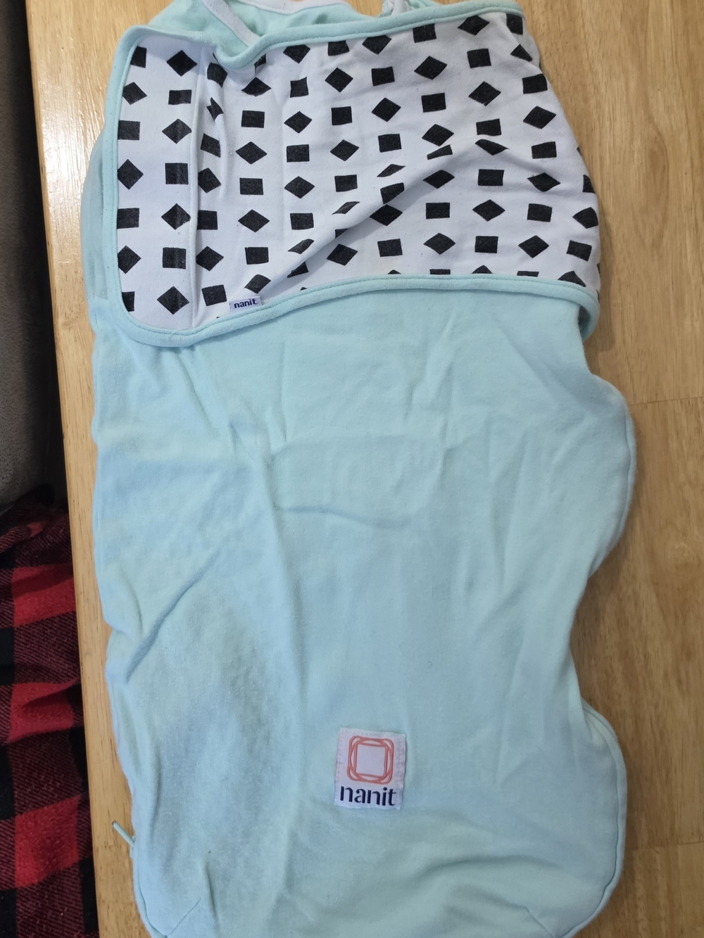 Nanit Light Blue Swaddle Sleep Sack for Kids